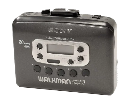 Walkman et cassette audio